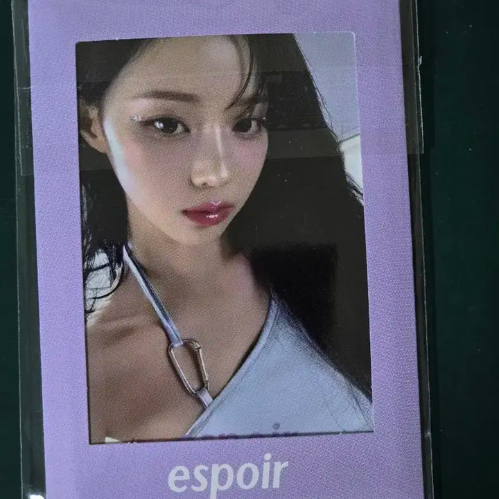 에스쁘아 에스파 윈터 포토카드