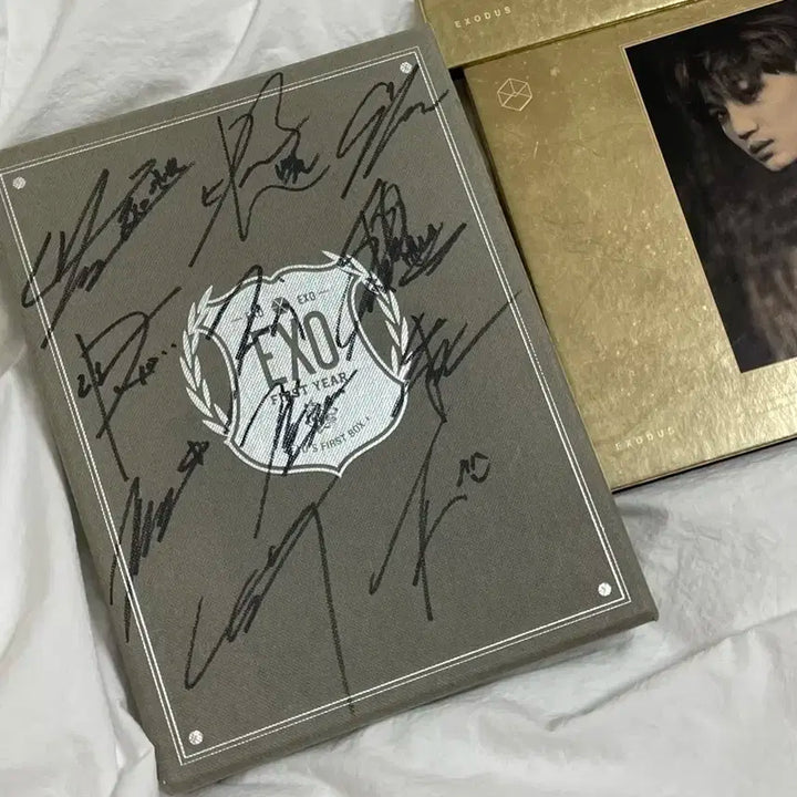 엑소 친필 싸인 exo 싸인 앨범