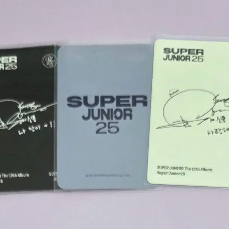 슈퍼주니어 포카 일괄 신동 (미공포 포함)