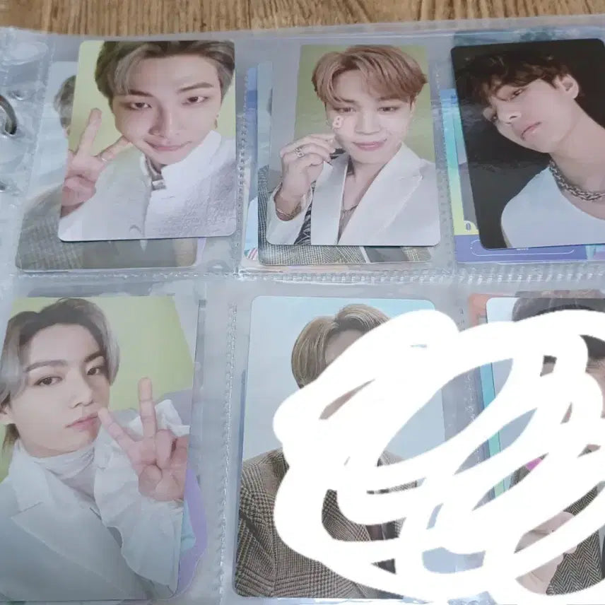 (7장 일괄) 2021 8주년 페스타 포카 포토카드 BTS 방탄소년단