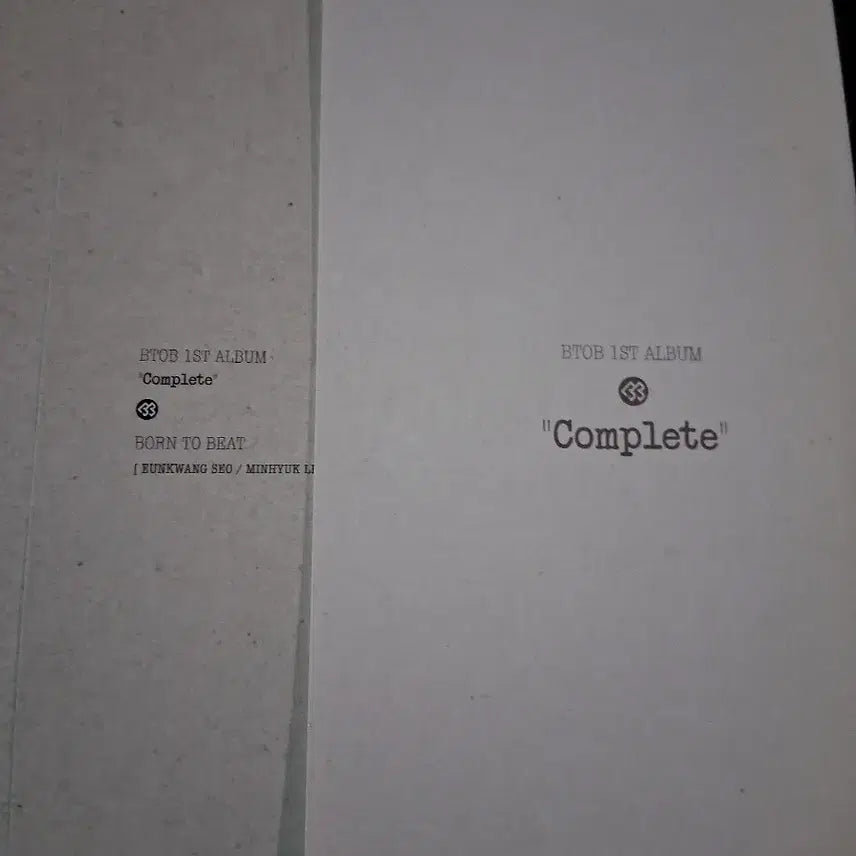 비투비 complete  괜찮아요  개봉앨범