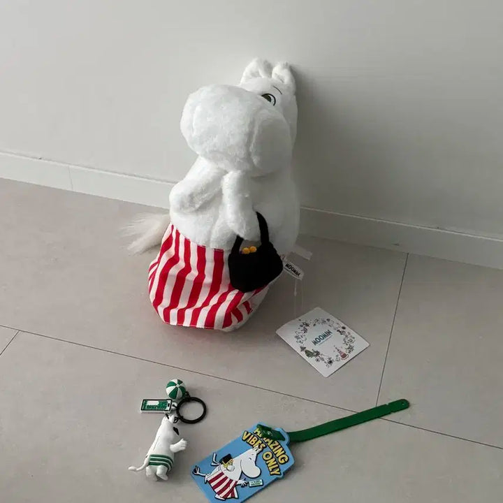 무민 인형(키링+러기지택)