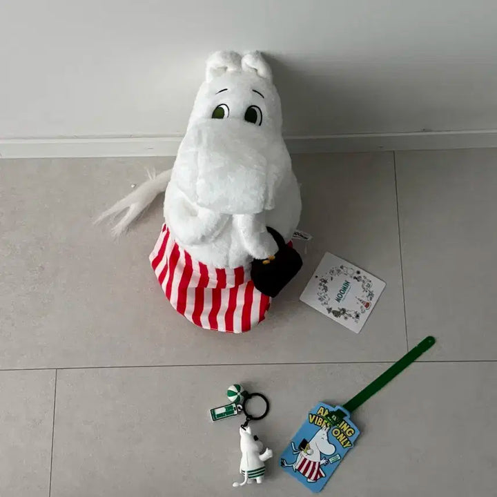 무민 인형(키링+러기지택)