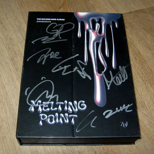 제로베이스원 친필싸인 CD : MELTING POINT / 제베원 zb1