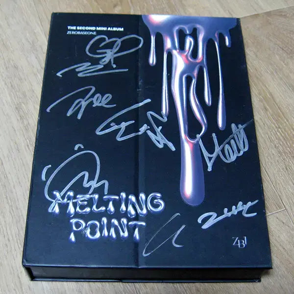 제로베이스원 친필싸인 CD : MELTING POINT / 제베원 zb1