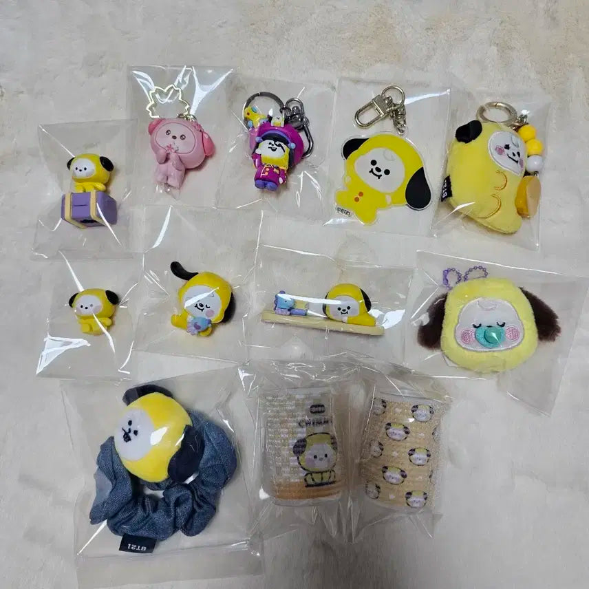 BT21 치미 인형 키링 스크런치 헤어롤 일괄판매 BTS 방탄소년단 지민