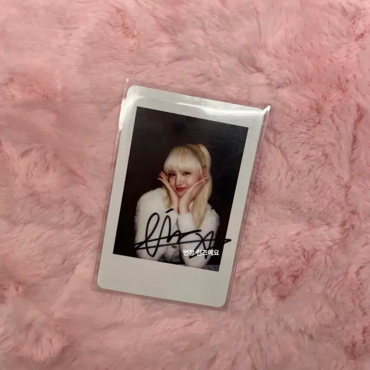 아이브 리즈 일레븐 이즈위 1차 양도 싸인 폴라로이드