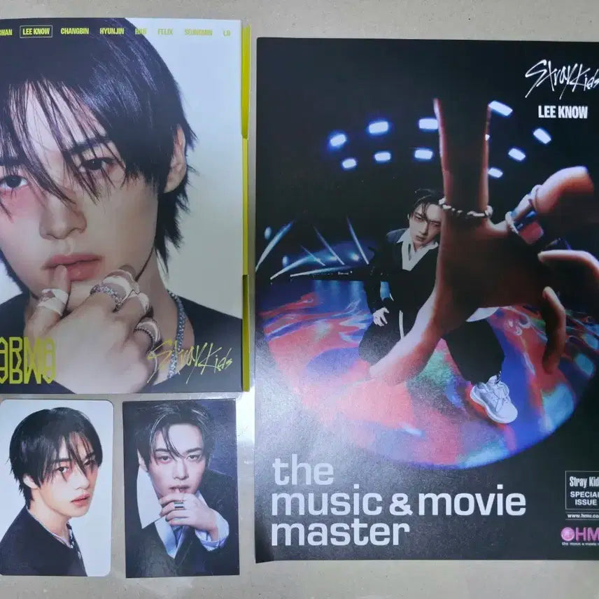 스트레이키즈 리노 Karma 아코디언 개봉앨범 + 포카 + HMV 포스터