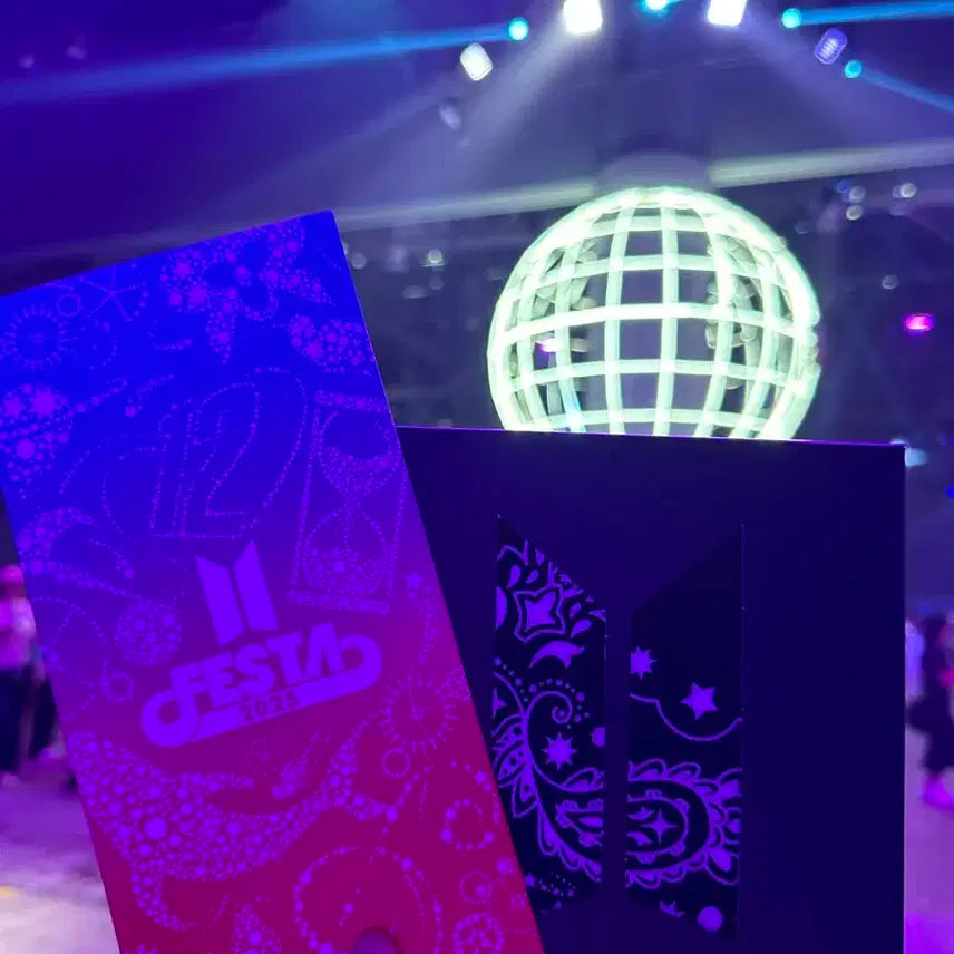 (미개봉) 방탄소년단 BTS 2025 페스타 아미존 반다나, 포카 세트