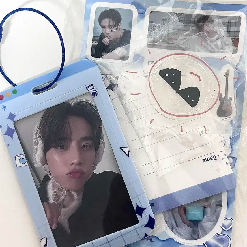 더보이즈 선우 메디힐 러기지택 세트 귀도리 포카 포토카드