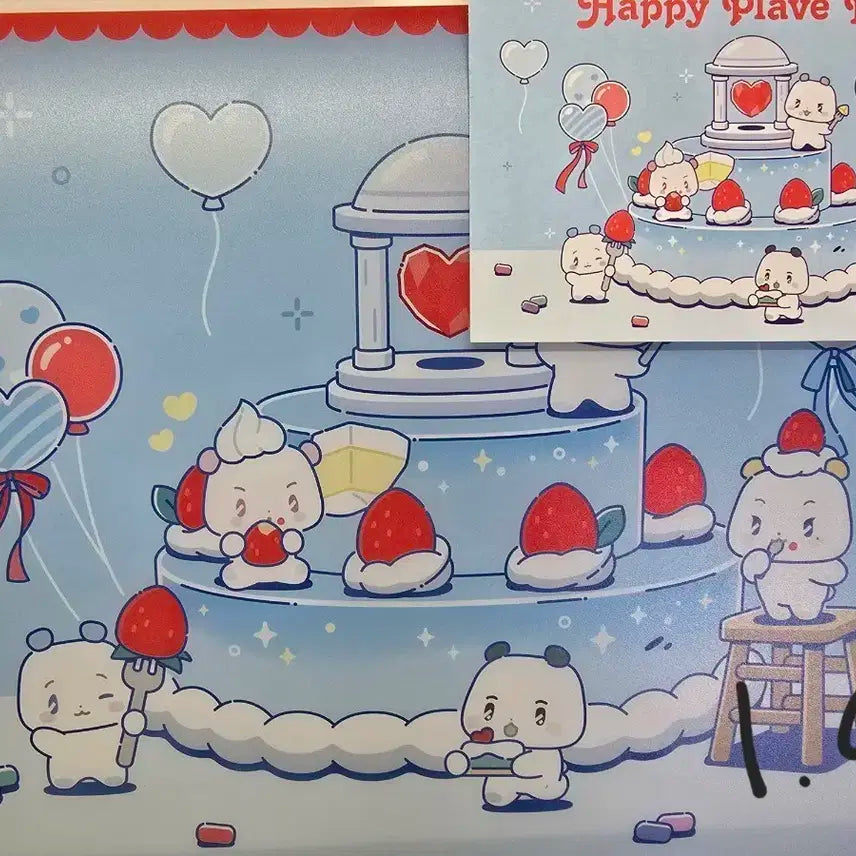 플레이브 2주년 바인더, 엽서 일괄