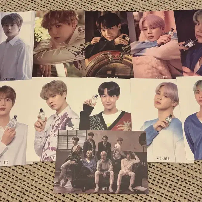 방탄소년단 엽서, 인화사진 세트