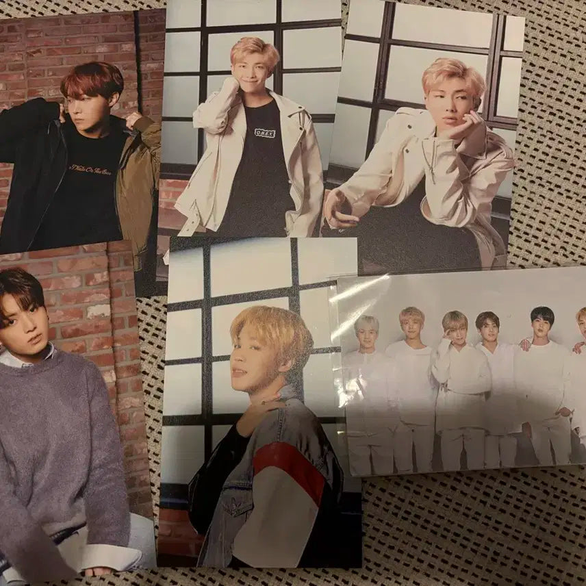 방탄소년단 엽서, 인화사진 세트