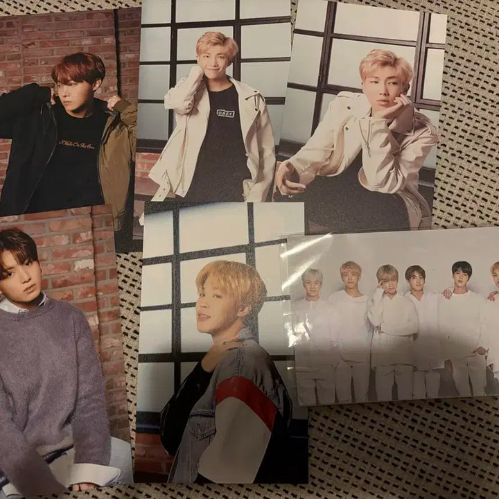 방탄소년단 엽서, 인화사진 세트