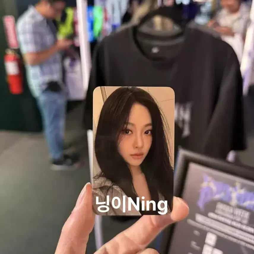 에스파 미국 뉴욕 한정 팝업 닝닝 티셔츠 세트