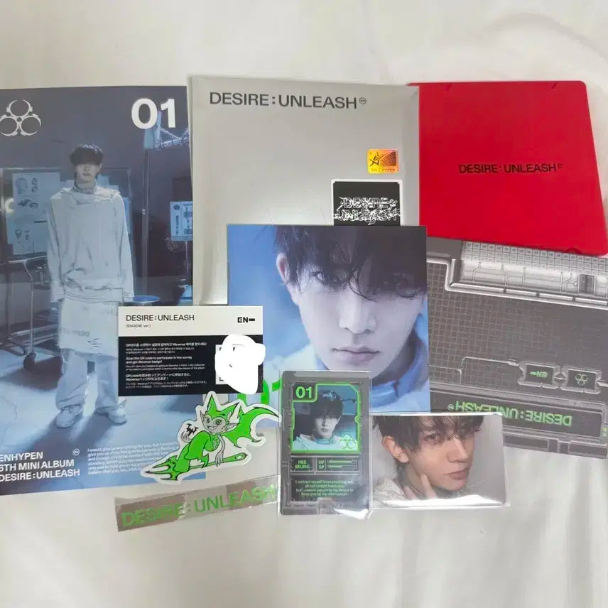 엔하이픈 desire unleash 언리쉬 엔진반 희승 ver 개봉