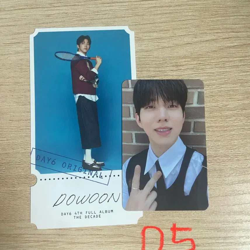 데이식스 더데케이드 시티 ver 도운 포카,오리지널 티켓 일괄