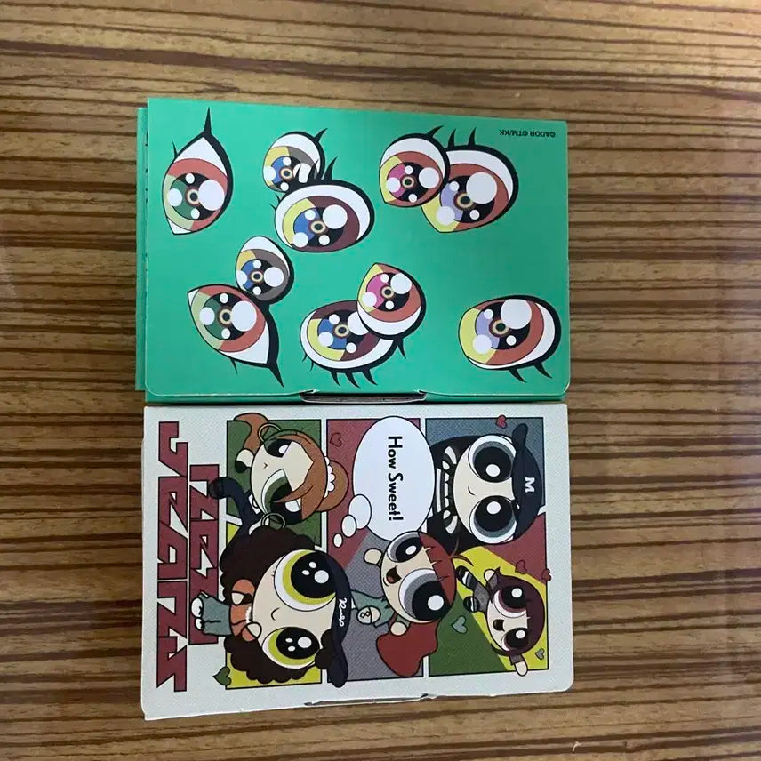 뉴진스x파워퍼프걸 콜라보 포카