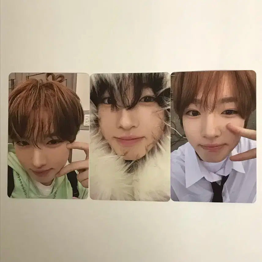 엔시티 위시 사쿠야 초회한정반 포카 3종