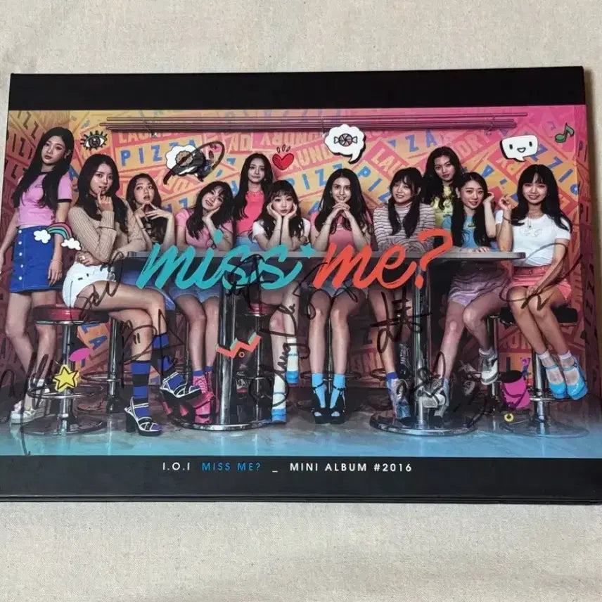 아이오아이(I.O.I) [너무너무너무] 친필 싸인 앨범