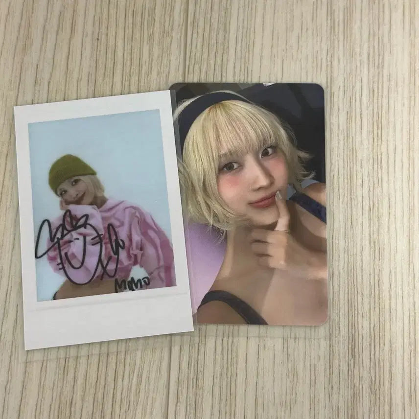 트와이스 모모 포카 set sr 중국어 둿면