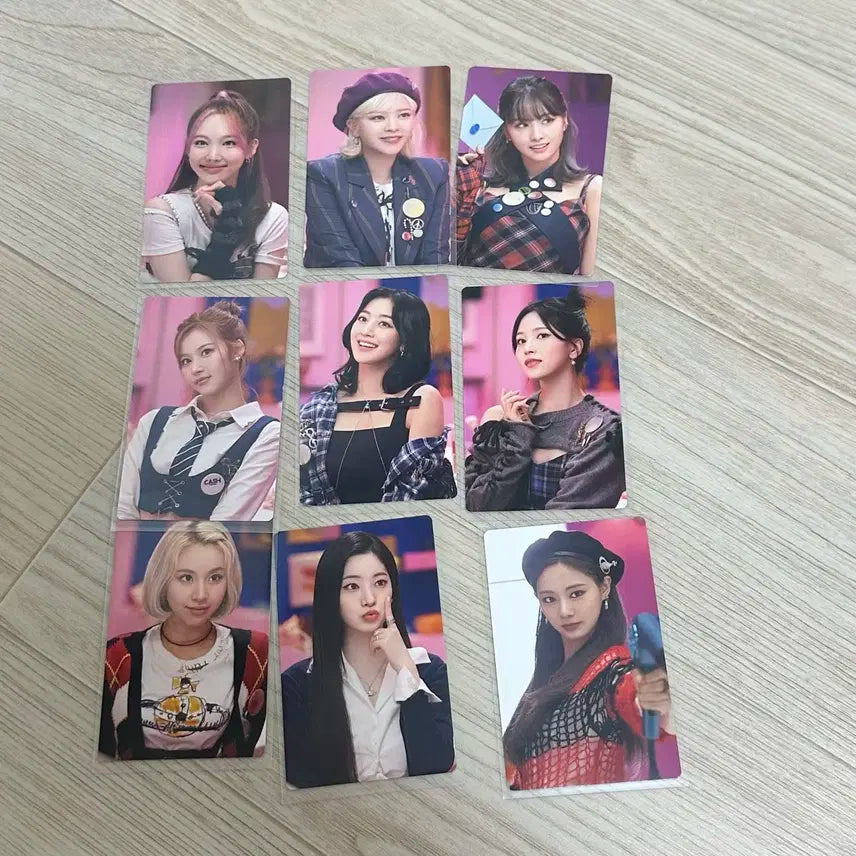 트와이스 포카 9장 같이