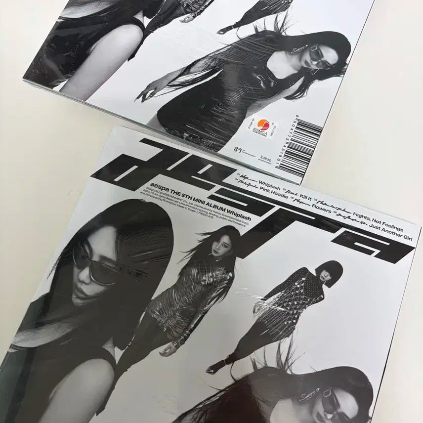 에스파 위플래시 스피드 버전 미개봉앨범ㅣ카리나윈터닝닝특전포토카드분철포카