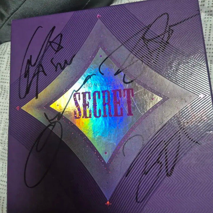 시크릿 3rd 미니앨범 친필싸인반