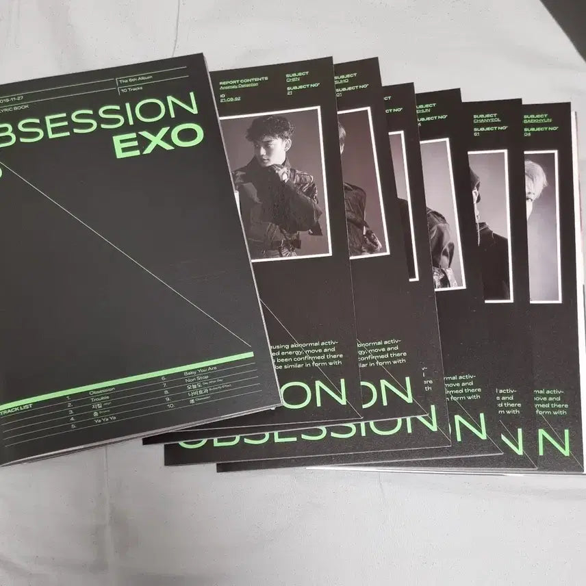 EXO OBSESSION 앨범 케이스 버전 cd(x)