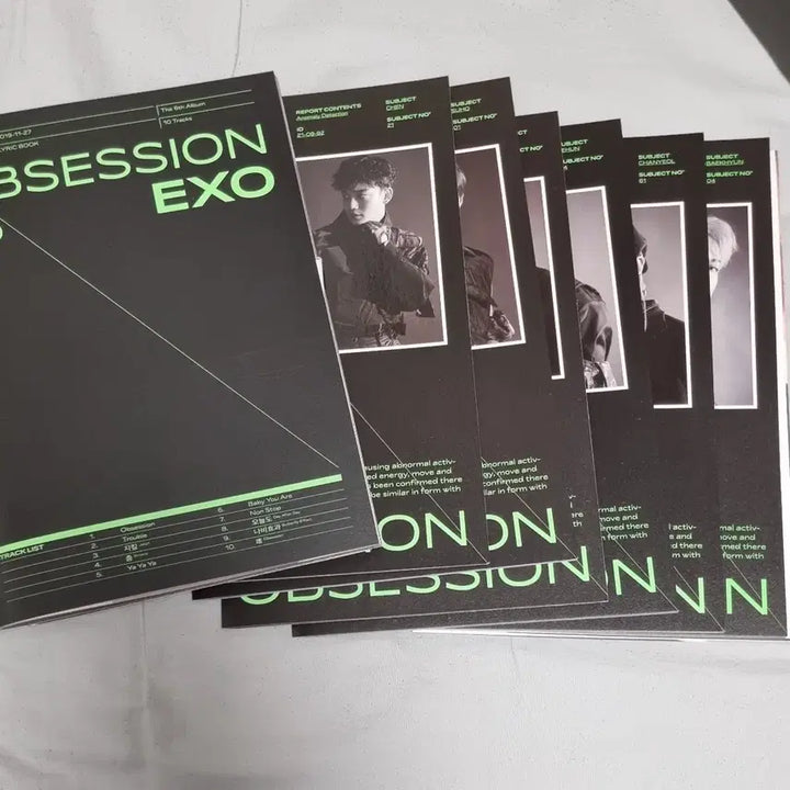 EXO OBSESSION 앨범 케이스 버전 cd(x)