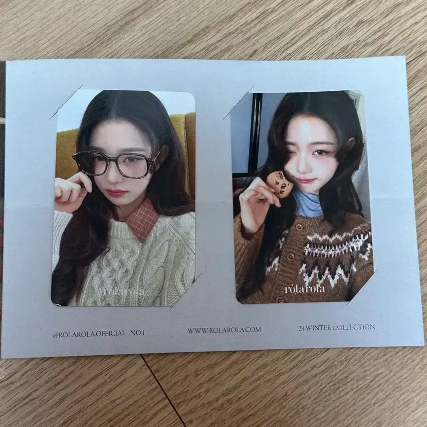 아이브 원영 로라로라 포토카드
