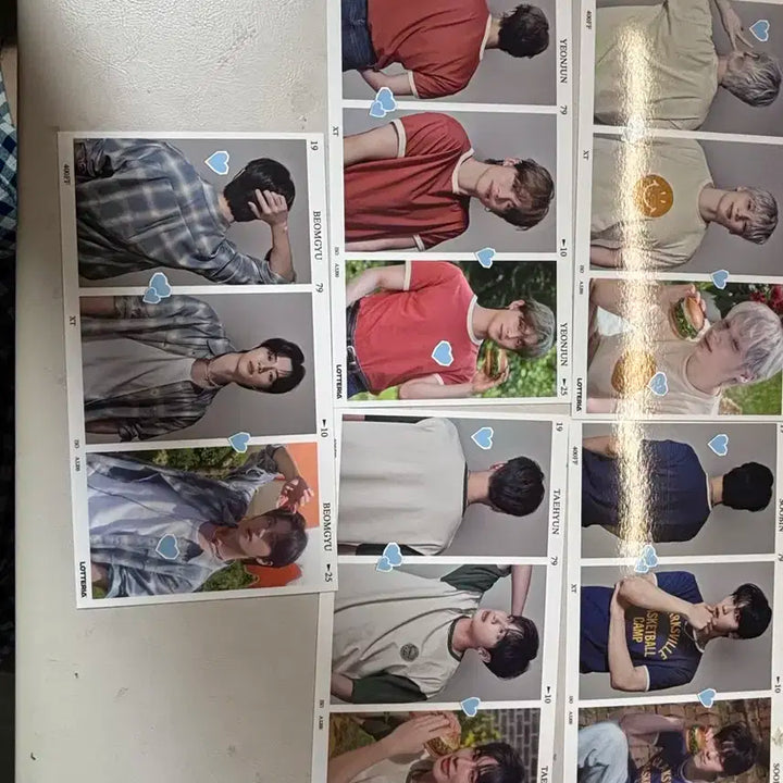 투모로우바이투게더 TXT 폴라로이드 세트 (롯데리아)