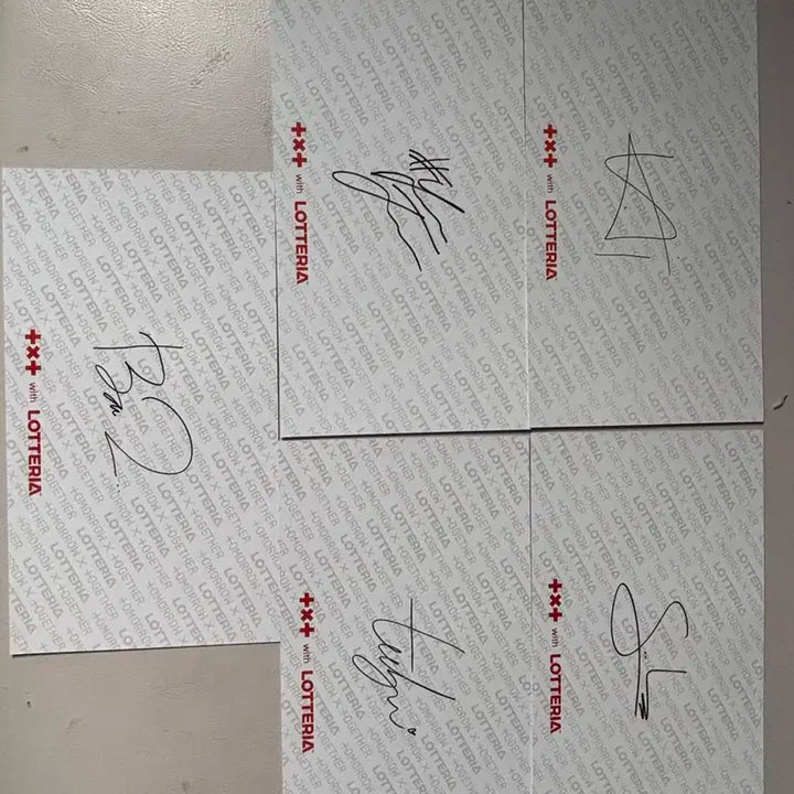 투모로우바이투게더 TXT 폴라로이드 세트 (롯데리아)