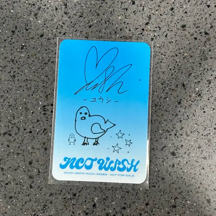 엔시티위시 엔위시 유우시 송버드 개인반 포카