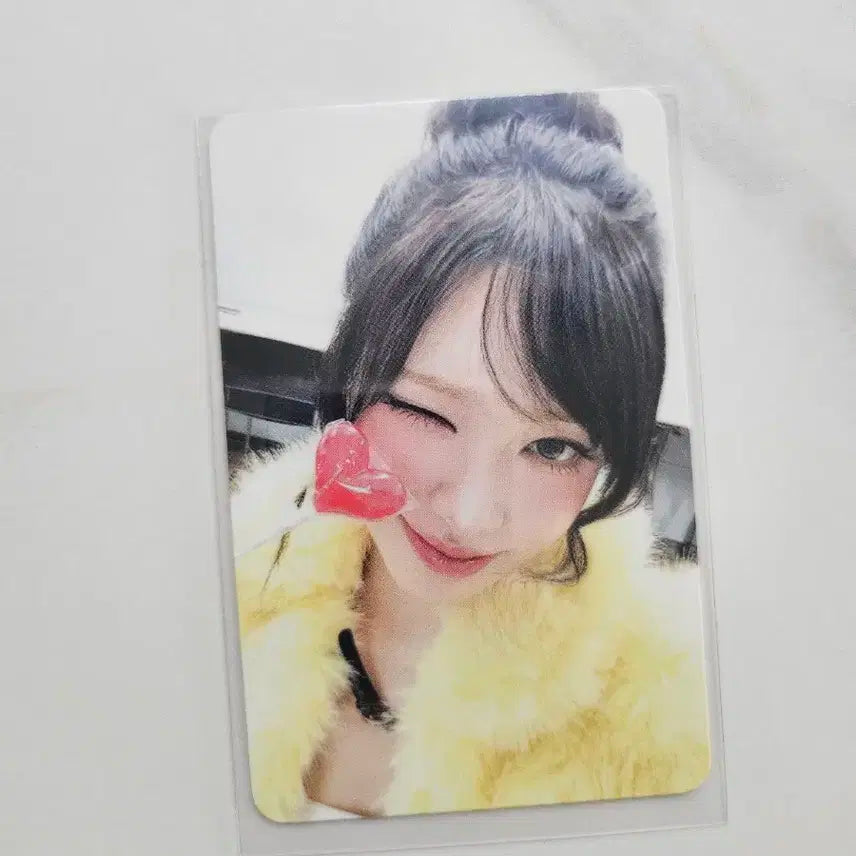 아이브 리즈 시크릿 메이크스타 하트사탕 포토카드