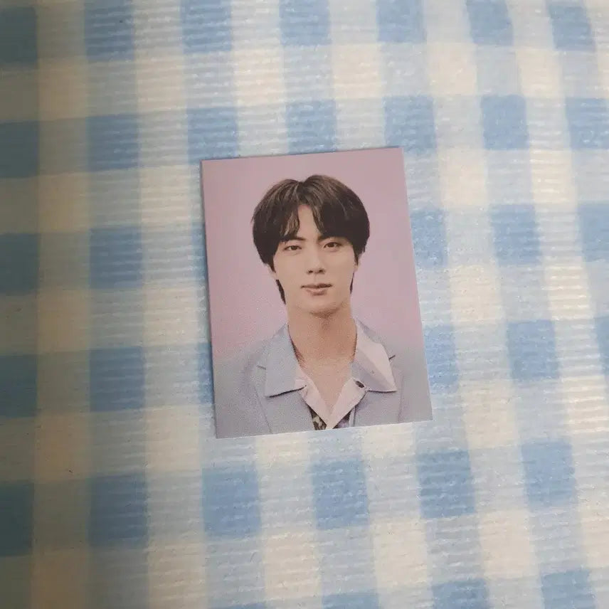 bts 진 방탄소년단 석진 시그 증명사진