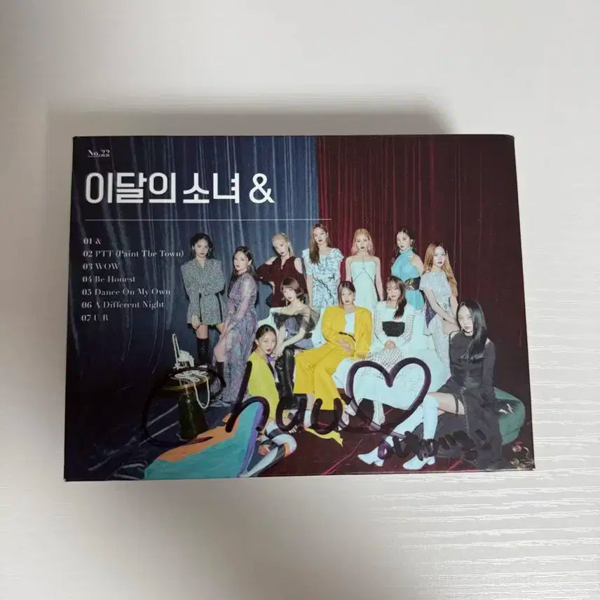 이달의 소녀 츄 싸인 앨범