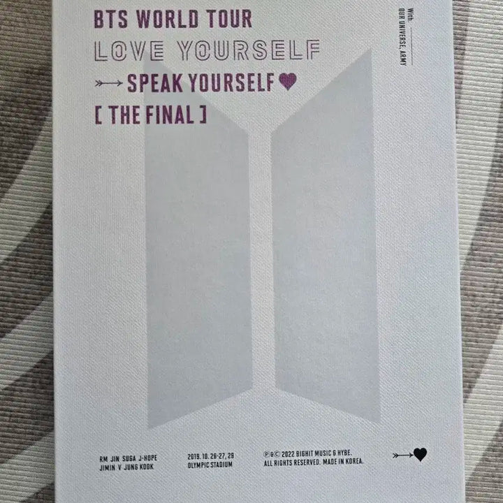 방탄 스픽콘 파이널 DVD