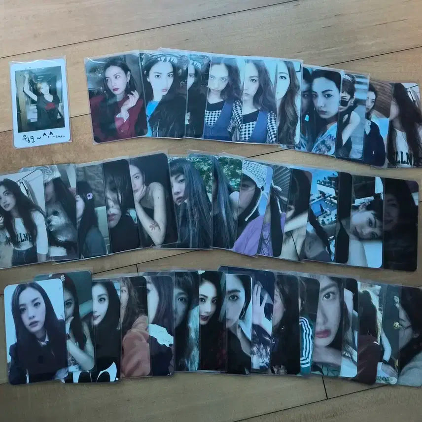 애프터스쿨 오렌지캬라멜 나나 임진아 샴푸 폴라로이드 포카