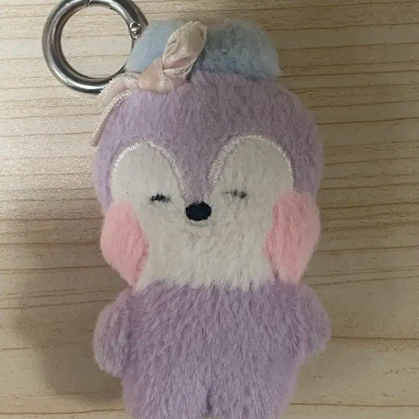 BT21 망이 미니니 리본 에디션 플러시 키링