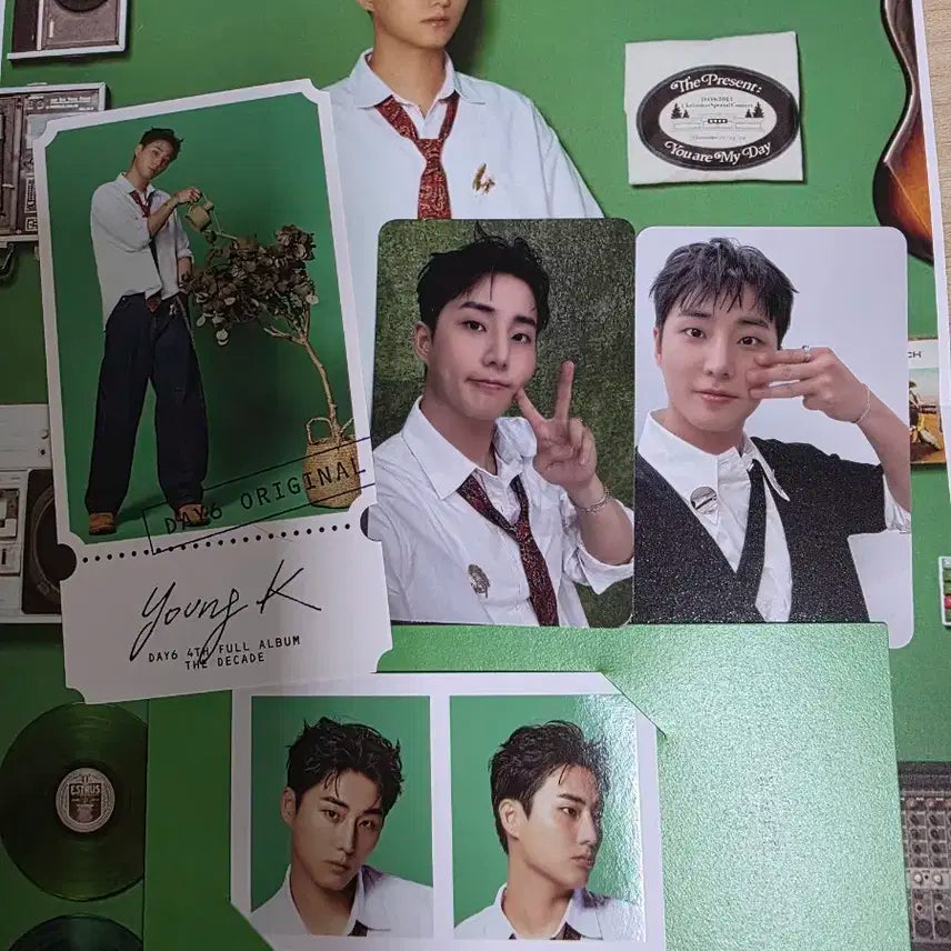 데이식스 TheDECADE 후즈팬 특전 포카포함 영케이 풀구성