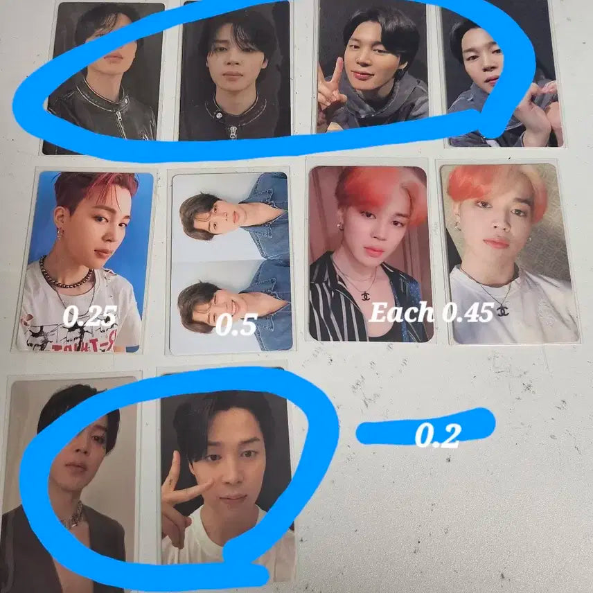 방탄소년단 지민 포카 판매