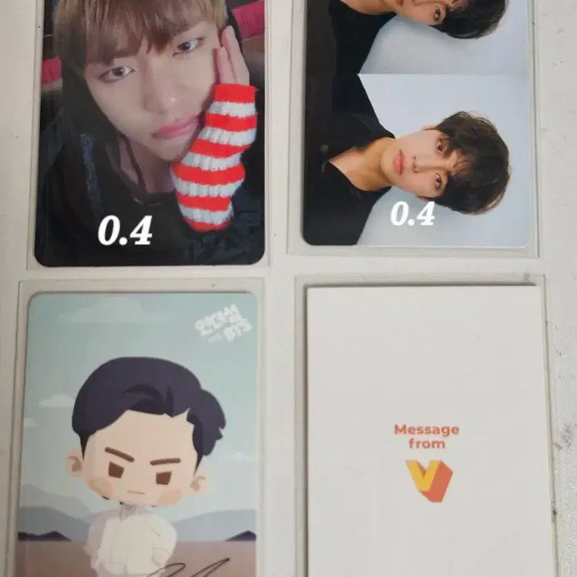 방탄소년단 뷔 포카 판매
