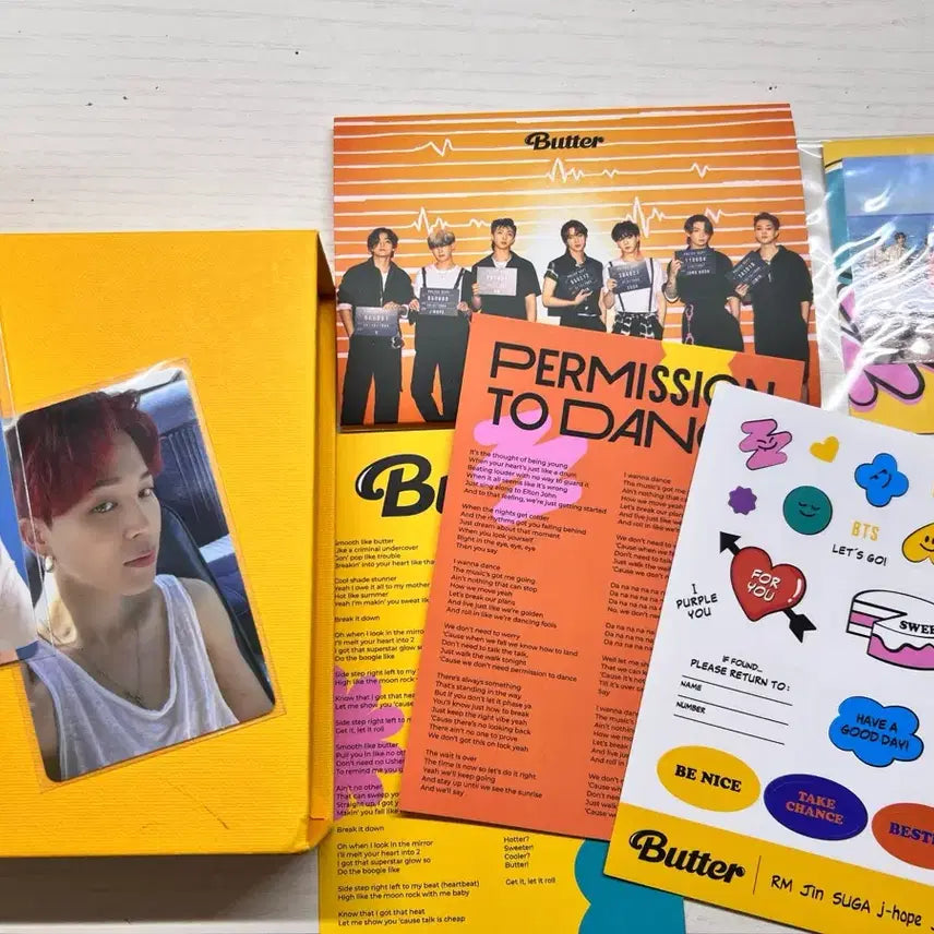 방탄소년단 Butter 앨범 + 지민 포토카드