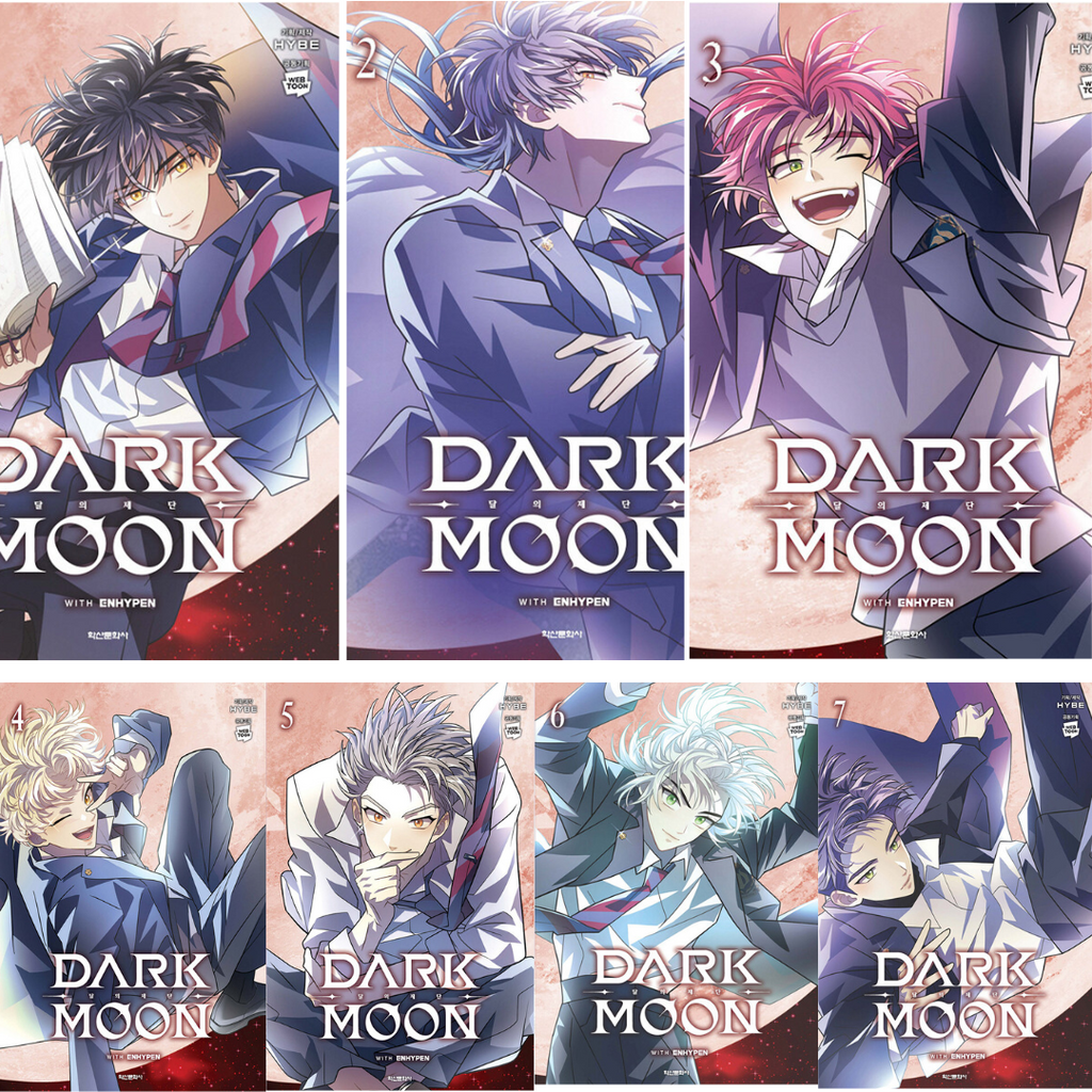 ENHYPEN DARK MOON コミック 漫画 韓国限定 1～4巻 新品 ENHYPEN] Korean Webtoon [Dark Moon: The Blood Altar] 달의