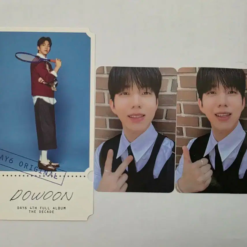 데이식스 더데케이드 도운 구성품 포카.티켓