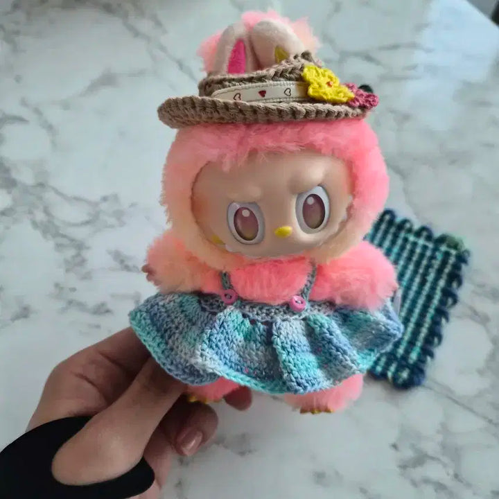 (정품) 라부부 인형 + 뜨개옷 일괄