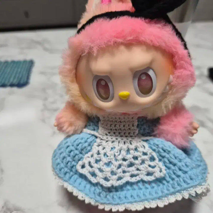 (정품) 라부부 인형 + 뜨개옷 일괄