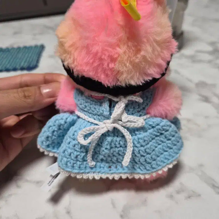 (정품) 라부부 인형 + 뜨개옷 일괄