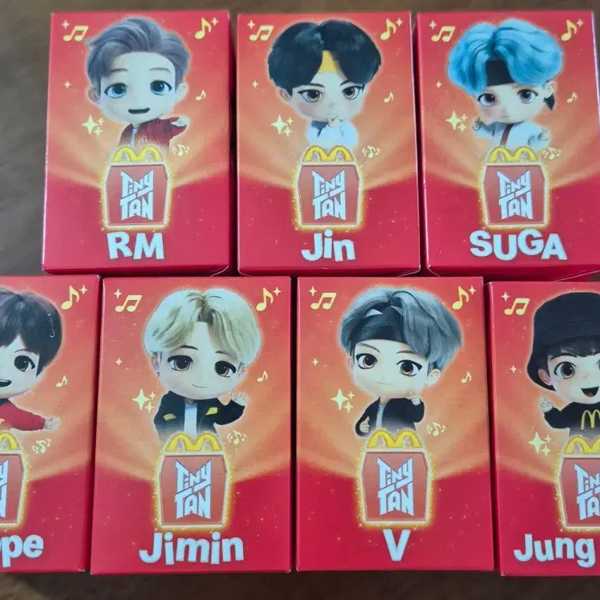 맥도날드 해피밀 BTS 방탄소년단  앵콜에디션 풀세트 7종 판매합니다